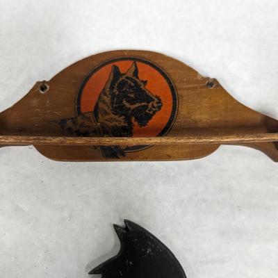 Scottie Towel Holder & Wall Plaque