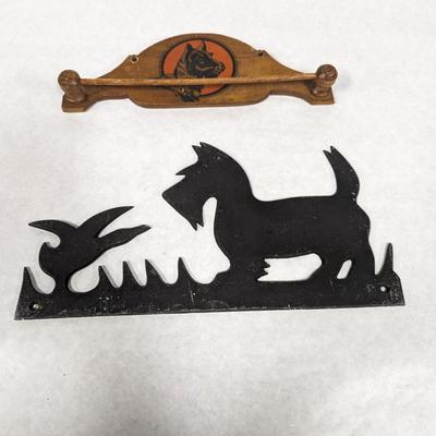Scottie Towel Holder & Wall Plaque