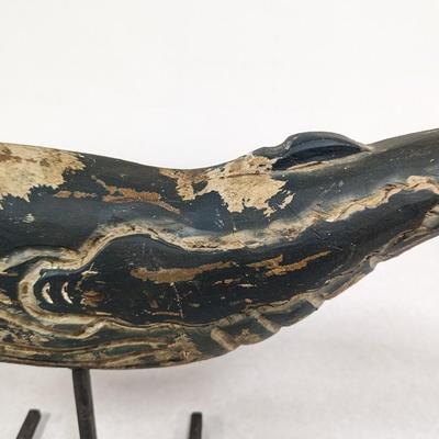 Carved Wooden Whale