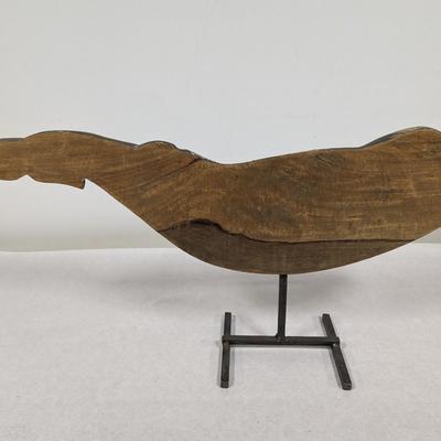 Carved Wooden Whale