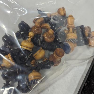 Wood Chess Board & Pieces