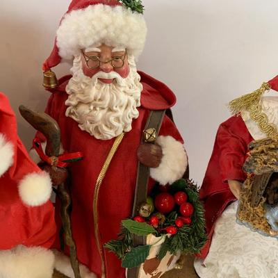 Mixes Santa Christmas Lot Softique Byers Choice +++