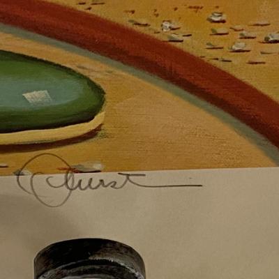 Chuck Oberstein ( American, 1935-2002 ) Lithograph " Little Squirt "