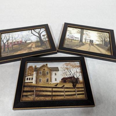 Set of Three Framed Billy Jacob Prints 8