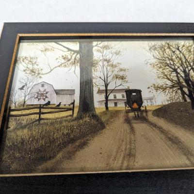 Set of Three Framed Billy Jacob Prints 8" x 6"