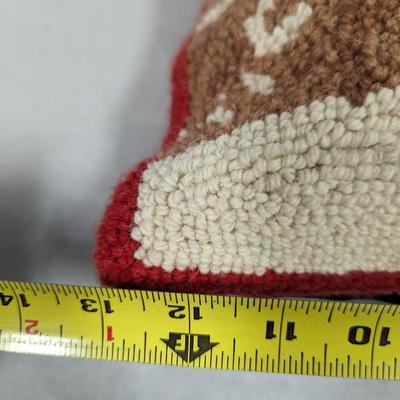 Hand Crafted Needle Work Pillow