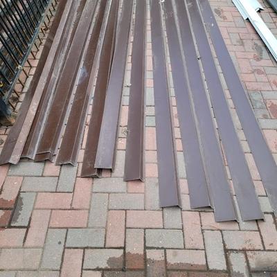 13 pieces 10ft brown drip edge