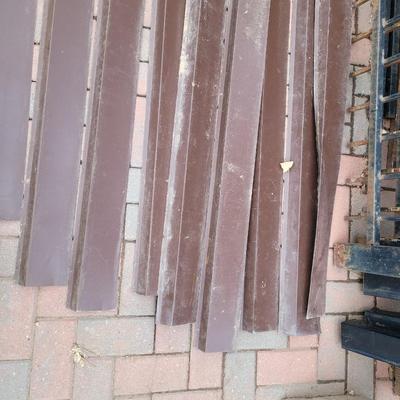 13 pieces 10ft brown drip edge