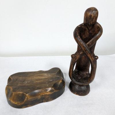 Carved Wood Figure
