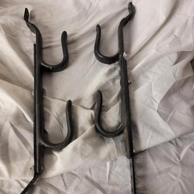 2 vintage rear window gun racks