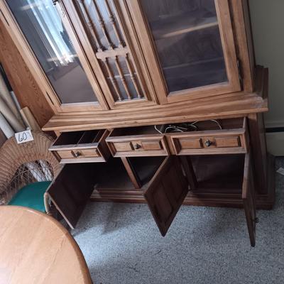 CHINA HUTCH WITH DRAWERS AND CABINETS