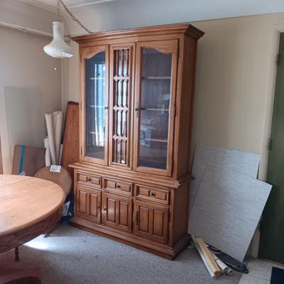 CHINA HUTCH WITH DRAWERS AND CABINETS