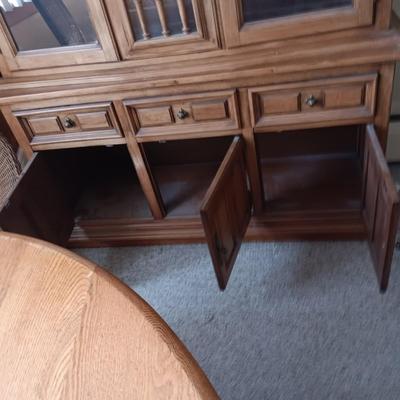 CHINA HUTCH WITH DRAWERS AND CABINETS