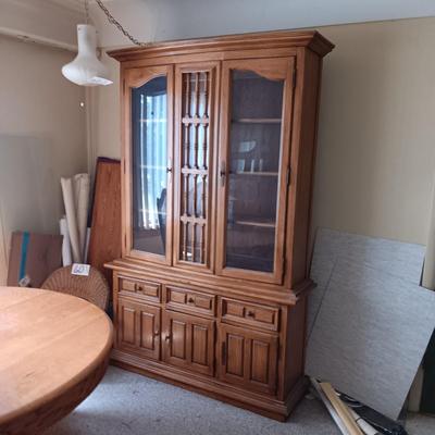 CHINA HUTCH WITH DRAWERS AND CABINETS