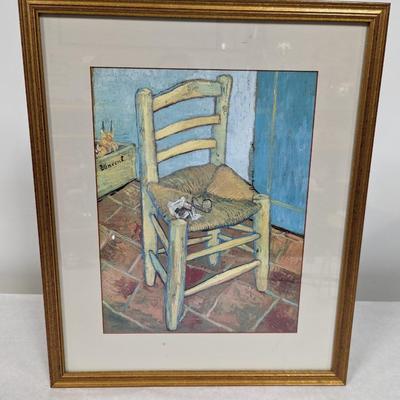 Framed Print 'Van Gogh's Chair' 21