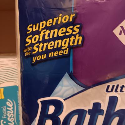 2 BOXES OF KLEENEX AND 8 ROLLS OF TOILET PAPER