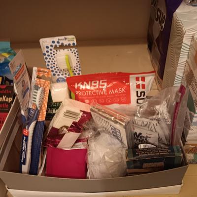 TOILETRIES AND TRAVEL SIZE ITEMS