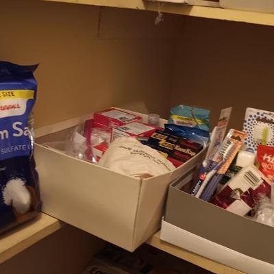 TOILETRIES AND TRAVEL SIZE ITEMS