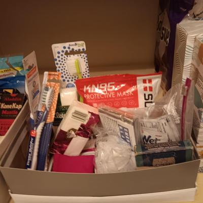 TOILETRIES AND TRAVEL SIZE ITEMS