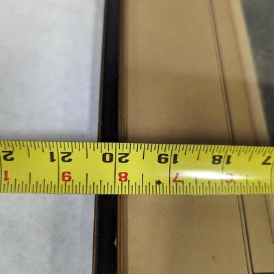 Framed Signed Terrier Print 20 1/4" x 17 3/4"