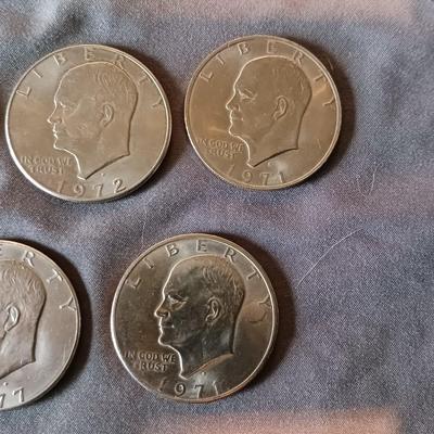5 EISENHOWER DOLLARS