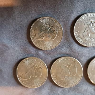 5 EISENHOWER DOLLARS