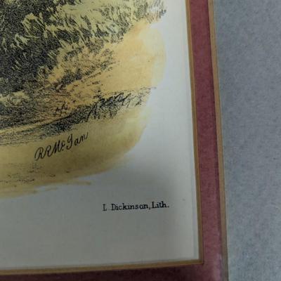 Framed Murray The Clans of the Scottish Highlands 15" x 18 1/2"