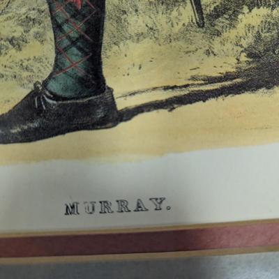 Framed Murray The Clans of the Scottish Highlands 15" x 18 1/2"