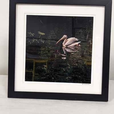 Framed Bill Richards Photo 18" x 18"