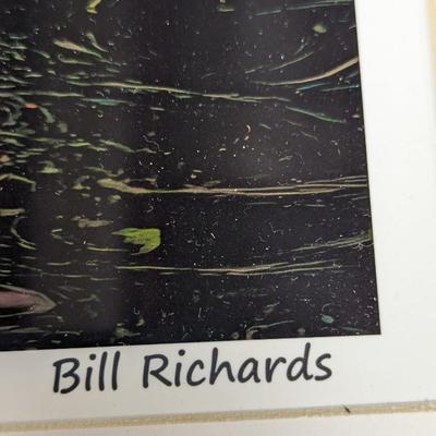 Framed Bill Richards Photo 18" x 18"