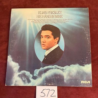 Elvis Presley His Hand in Mine Record