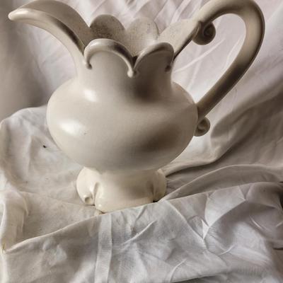 Small old alabaster vase