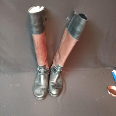 LIKE NEW RALPH LAUREN LEATHER BOOTS SIZE 7B