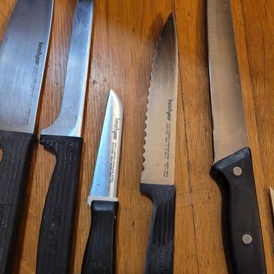 Set of knives mixed with 2 honing stones Kerahaw