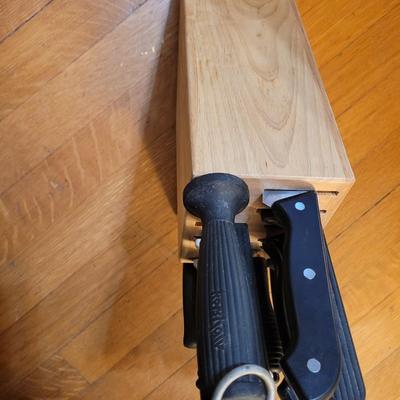 Set of knives mixed with 2 honing stones Kerahaw
