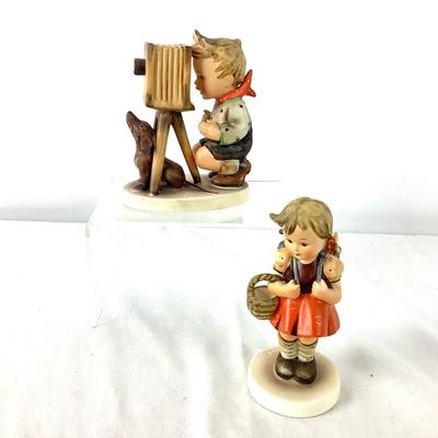 1053 Vintage Hummel Figures Photographer & Schoolgirl