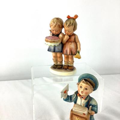 1056 Vintage Hummel Figures Postman & Happy Birthday