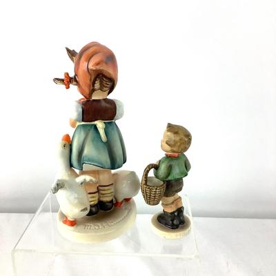 1058 Vintage Hummel Figures Be Patient & Village Boy