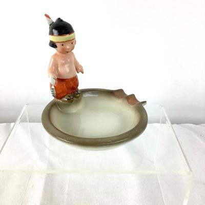 1067 Vintage Hummel Native American Ashtray