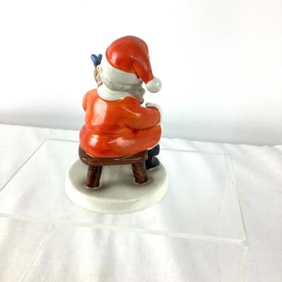 1070 Antique Goebel Kinderland Santa and Girl