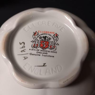 2 ELLGREAVE ENGLAND IRONSTONE TEAPOTS