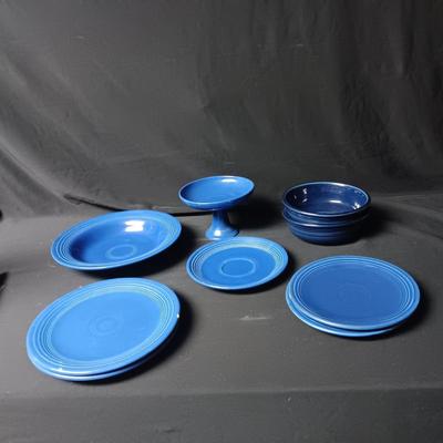 BLUE FIESTA DINNERWARE