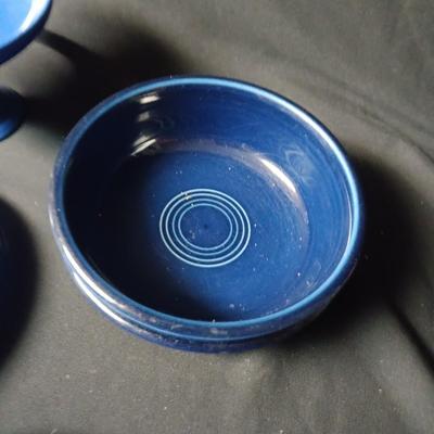 BLUE FIESTA DINNERWARE