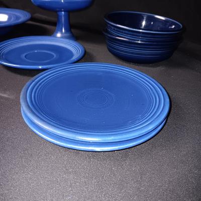 BLUE FIESTA DINNERWARE