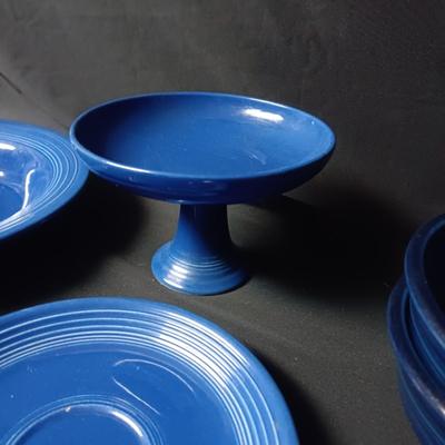 BLUE FIESTA DINNERWARE