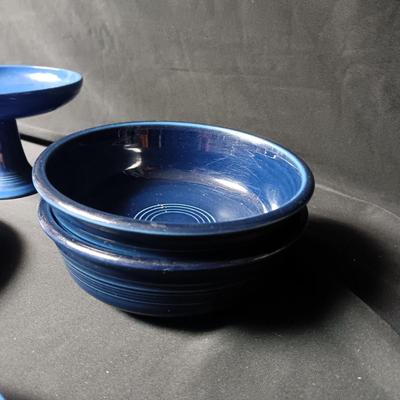 BLUE FIESTA DINNERWARE