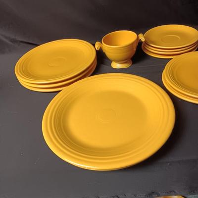 YELLOW FIESTA DINNERWARE