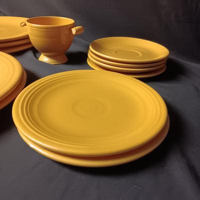 YELLOW FIESTA DINNERWARE