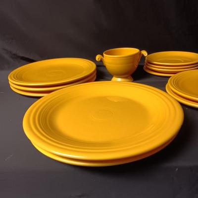 YELLOW FIESTA DINNERWARE