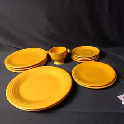 YELLOW FIESTA DINNERWARE